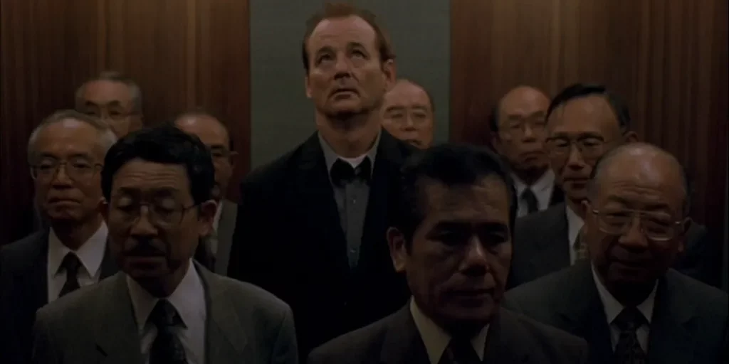 Bill mUrray, Bored in Japan.