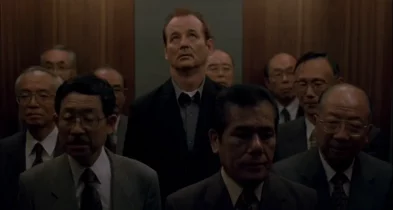 Bill mUrray, Bored in Japan.