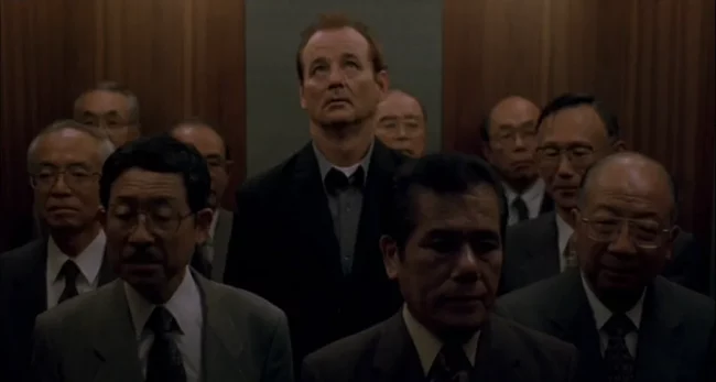 Bill mUrray, Bored in Japan.